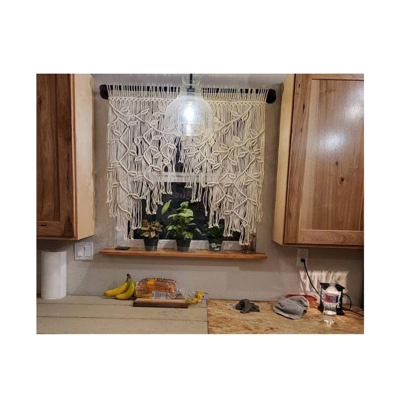 Macrame Leaf Gardin | Veska