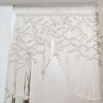 Macrame Leaf Gardin | Veska Ingen pin