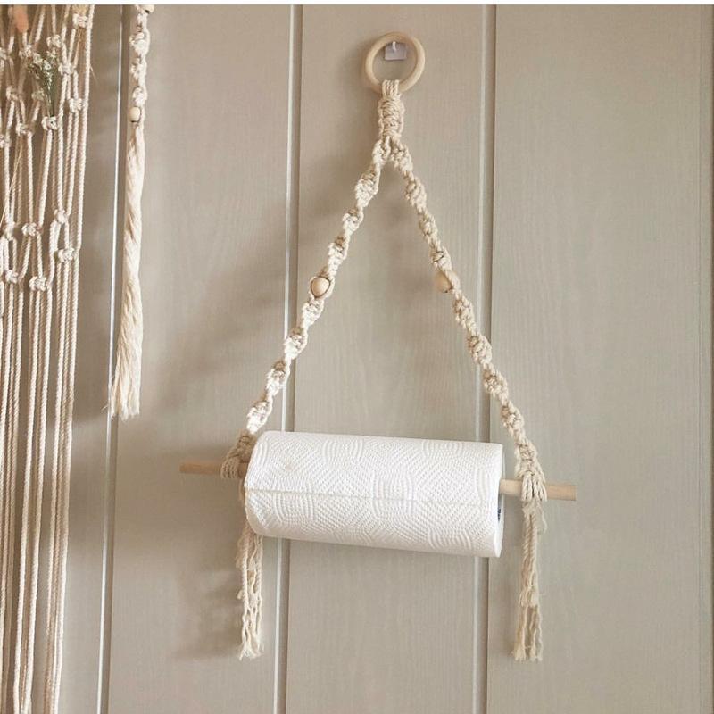 Macrame Toalettrullehållare | Veska