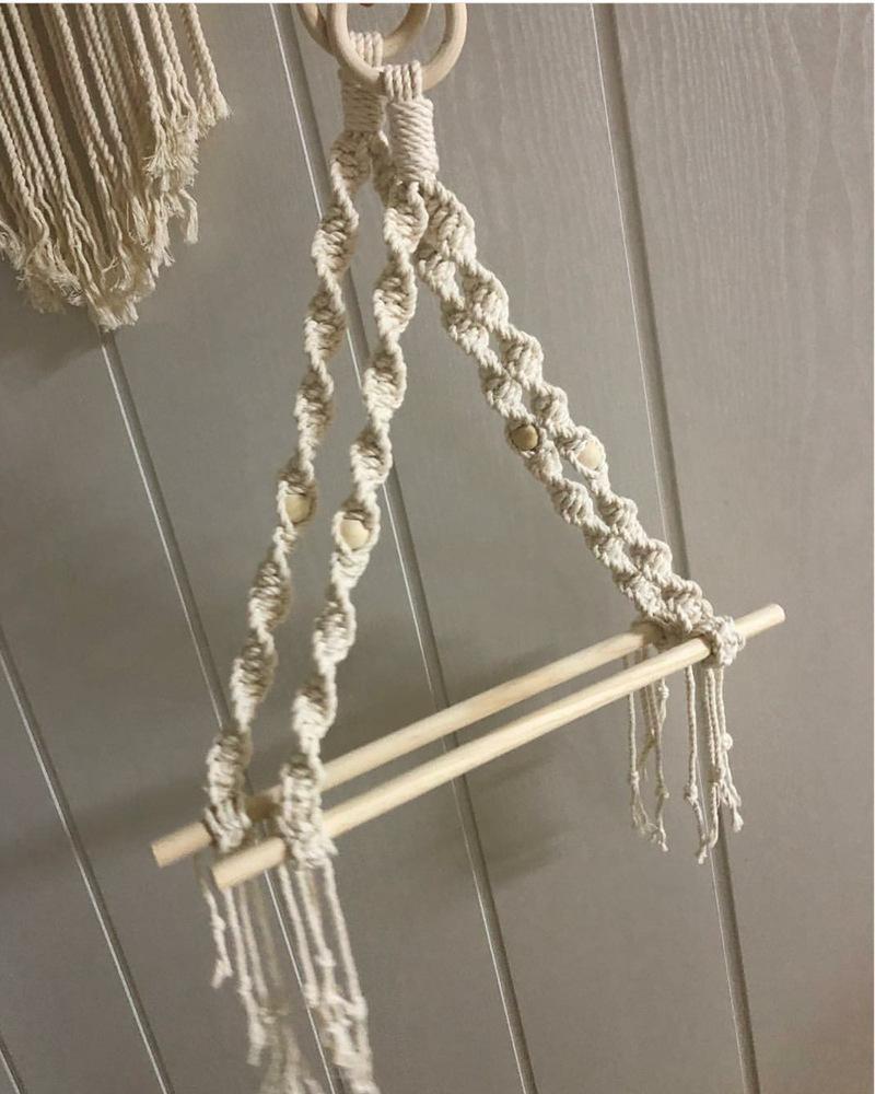 Macrame Toalettrullehållare | Veska