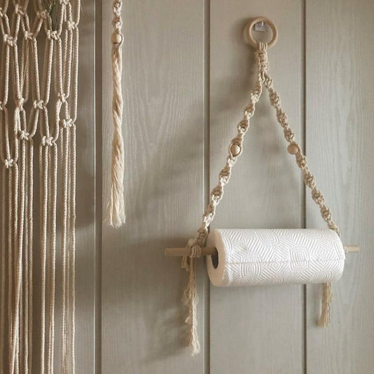 Macrame Toalettrullehållare | Veska