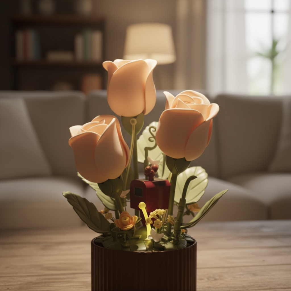 Magic Bloom LED Interaktiv Blomma Lampa | Veska