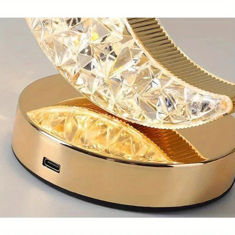 Magisk Kristall Bordslampa med Dimming Funktion - Celestia | Veska