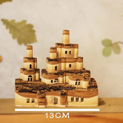 Magiskt Dold Slott Vikbar Miniatyr Dekor | Veska Träslott A