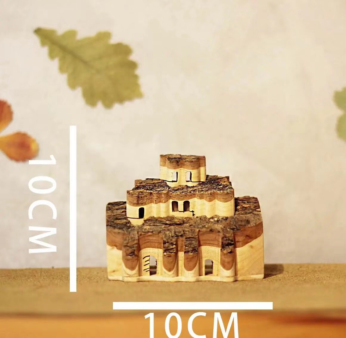Magiskt Dold Slott Vikbar Miniatyr Dekor | Veska Träslott B