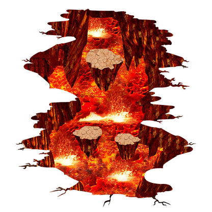 Magma 3D Väggdekal Heminredning | Veska