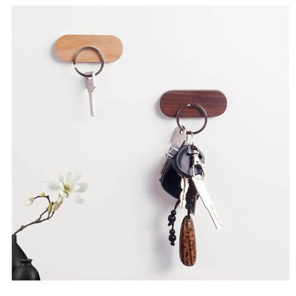 Magnetisk Elegant Trä Nyckelhållare | Veska