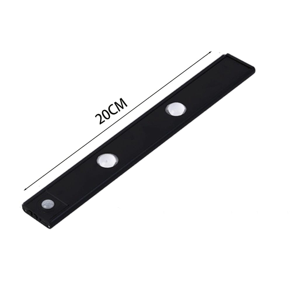 Magnetisk Ljuslist | Veska Svart 20cm 7.8"