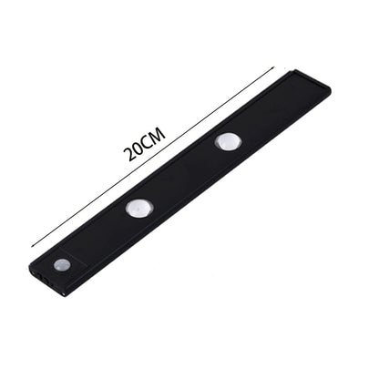 Magnetisk Ljuslist | Veska Svart 20cm 7.8"