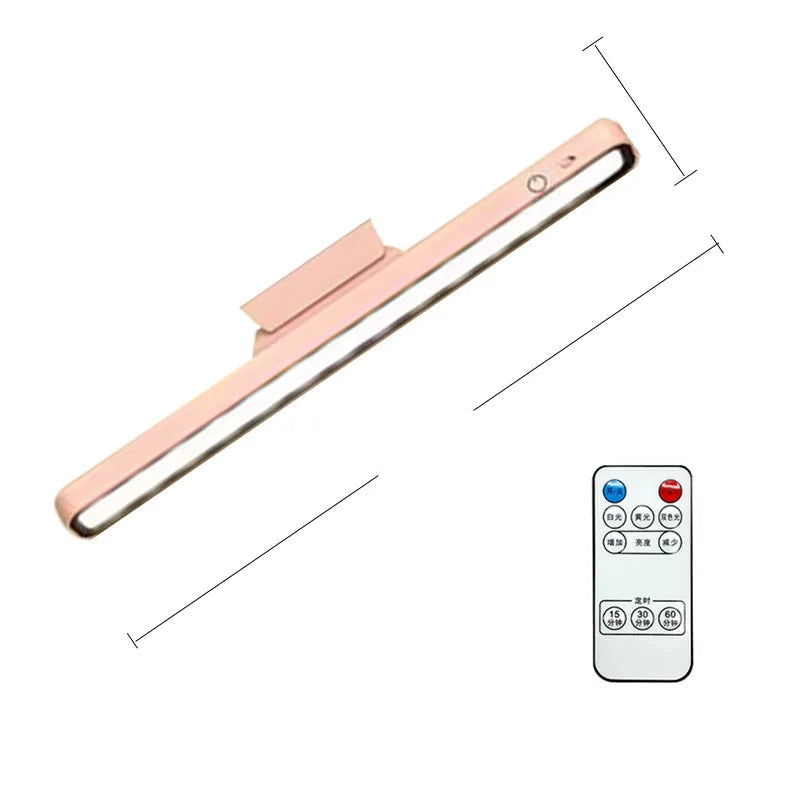 Magnetisk trådlös LED-bordslampa med touchkontroll | Veska Rosa