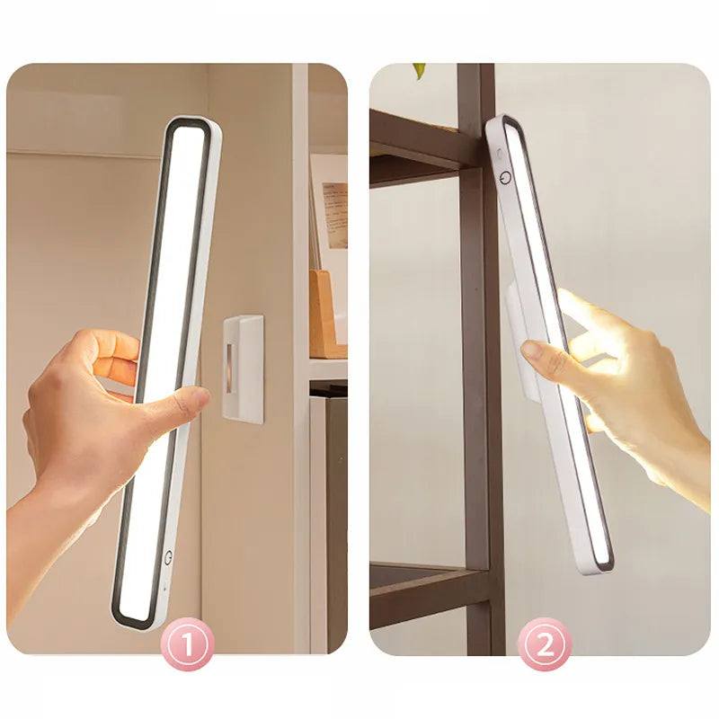 Magnetisk trådlös LED-bordslampa med touchkontroll | Veska