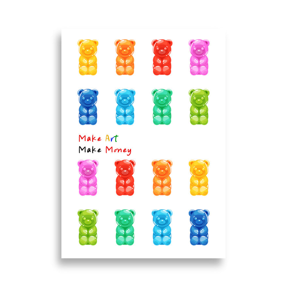 Make Art Make Money | Veska 50×70 cm