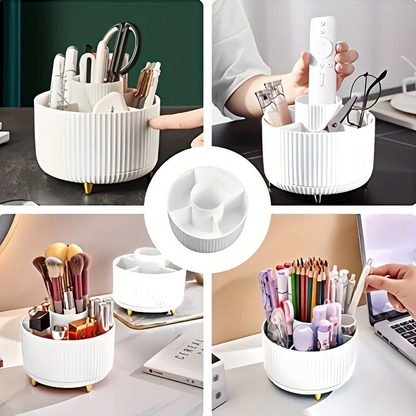 Makeup Organizer | 360° Rotating Storage Shelf for the Sink | Veska