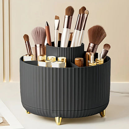 Makeup Organizer | 360° Rotating Storage Shelf for the Sink | Veska Svart