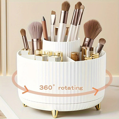 Makeup Organizer | 360° Rotating Storage Shelf for the Sink | Veska Vit