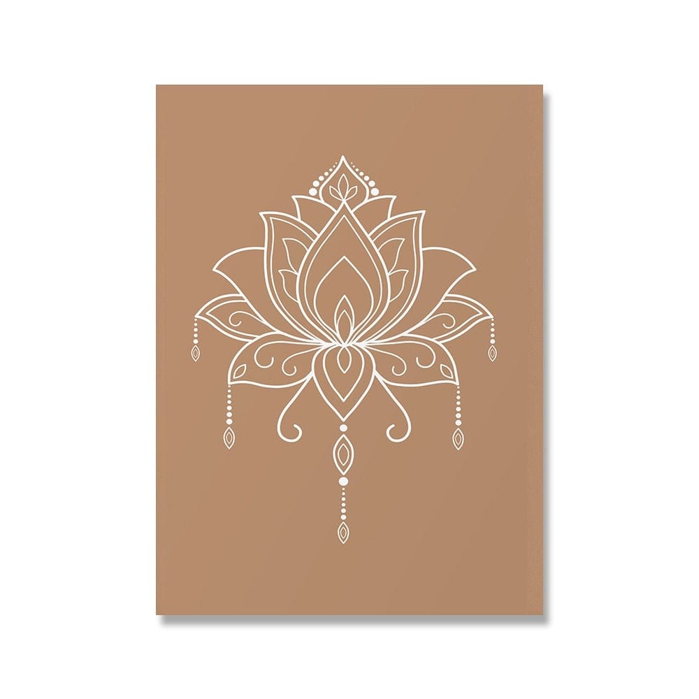 Mandala Buddha Lotus Canvas Affischer | Veska Lotus