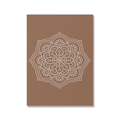 Mandala Buddha Lotus Canvas Affischer | Veska Mandala