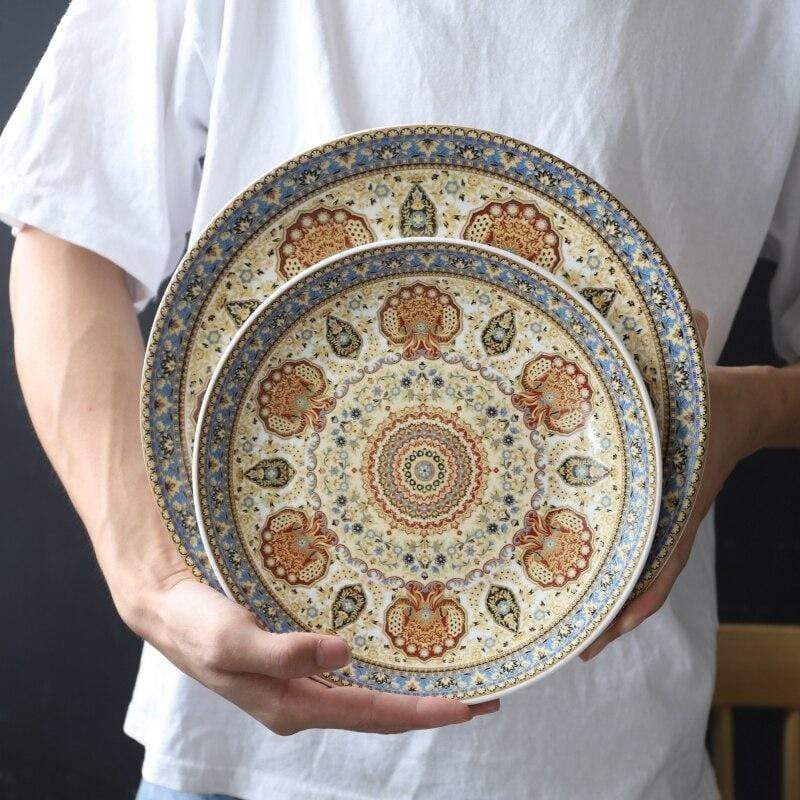 Mandala Keramiska Tallrikar | Veska