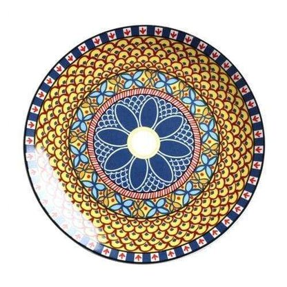 Mandala Keramiska Tallrikar | Veska A-22cm 9''