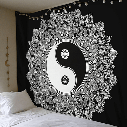 Mandala Yin Yang Tapestry | Veska