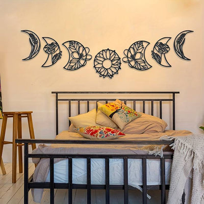 Månfase Boho Väggdekor 7 delar | Veska