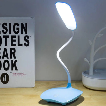 Mångsidig LED-bordslampa med flexibel hals – Dovbar, ögonvänlig, perfekt för kontor och nattduksbord | Veska