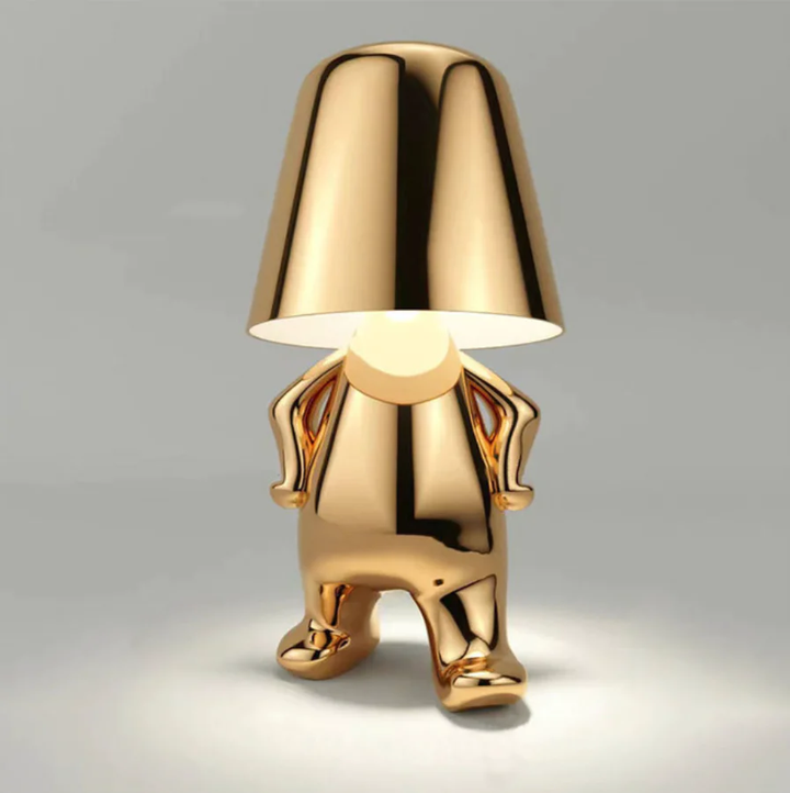 Manlamp - Konstfull modern LED-bordslampa | Veska Guld Ställning