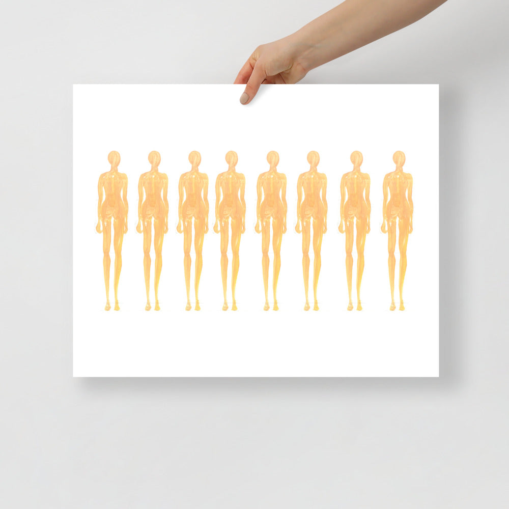 Mannequins Vägghängd Konst | Veska 16×20