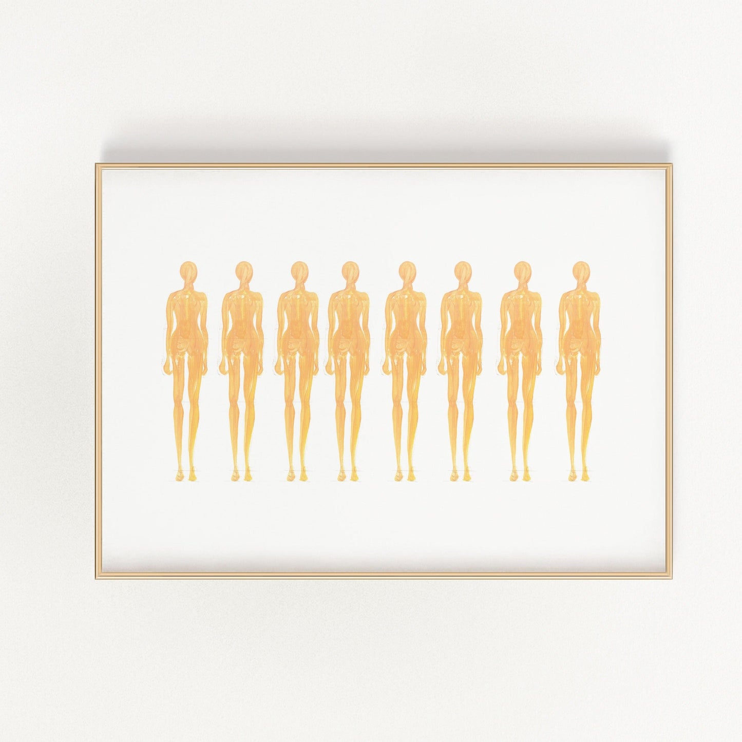 Mannequins Vägghängd Konst | Veska 12×16