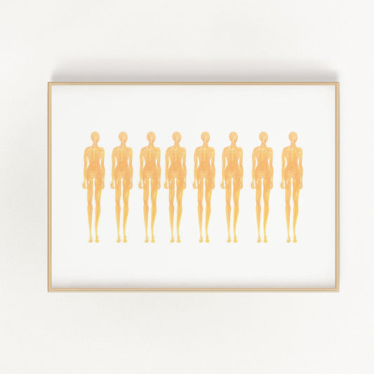 Mannequins Vägghängd Konst | Veska 12×16
