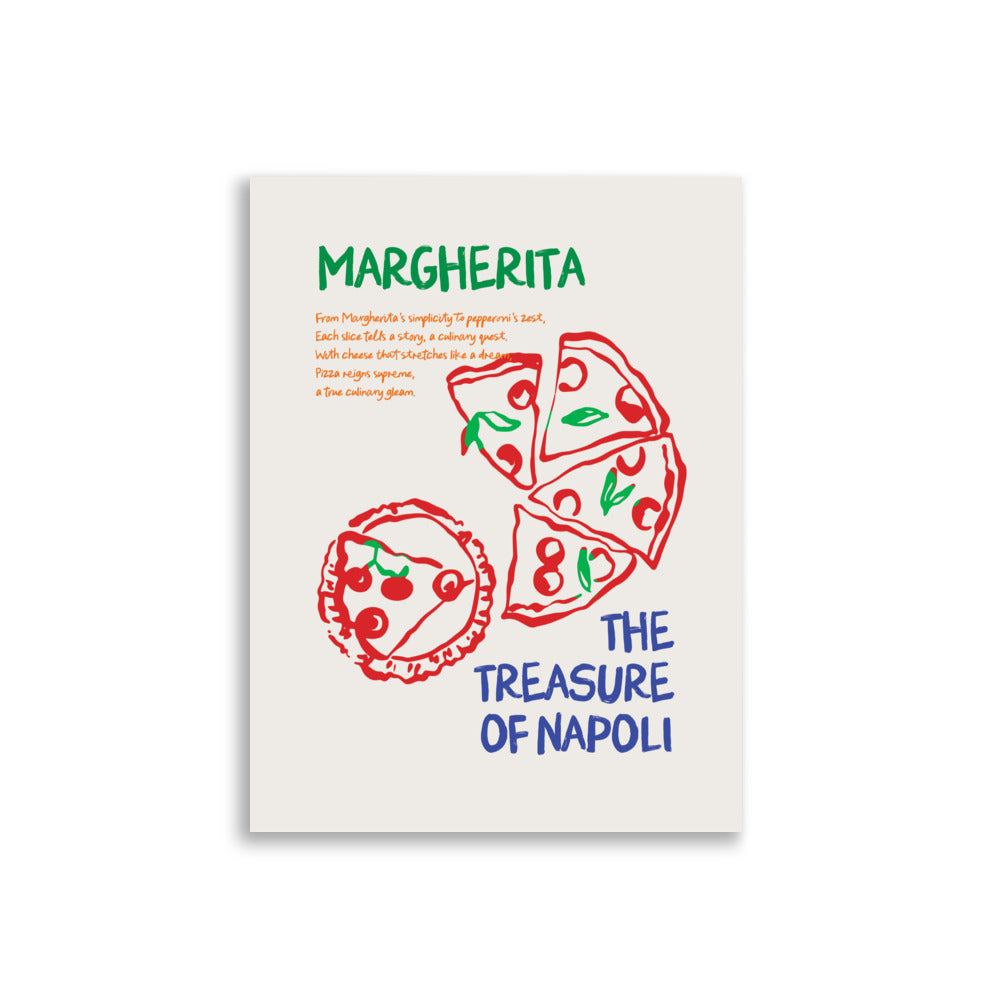 Margherita, skatten i Napoli | Veska 30×40 cm