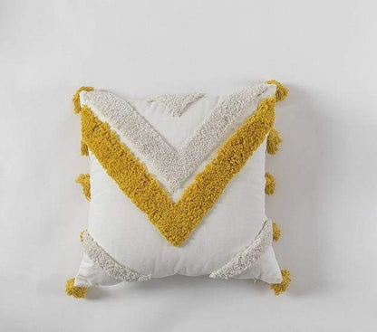 Marockansk fransdekoration kuddfodral | Veska 45x45cm 18"x18"