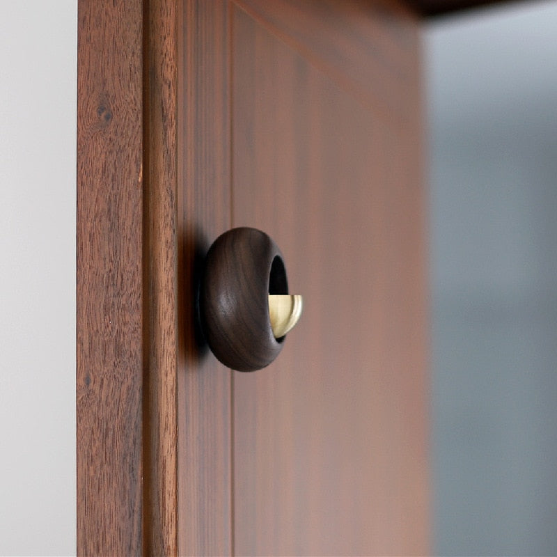 Massivt trä söt hängande dörrklocka | Veska