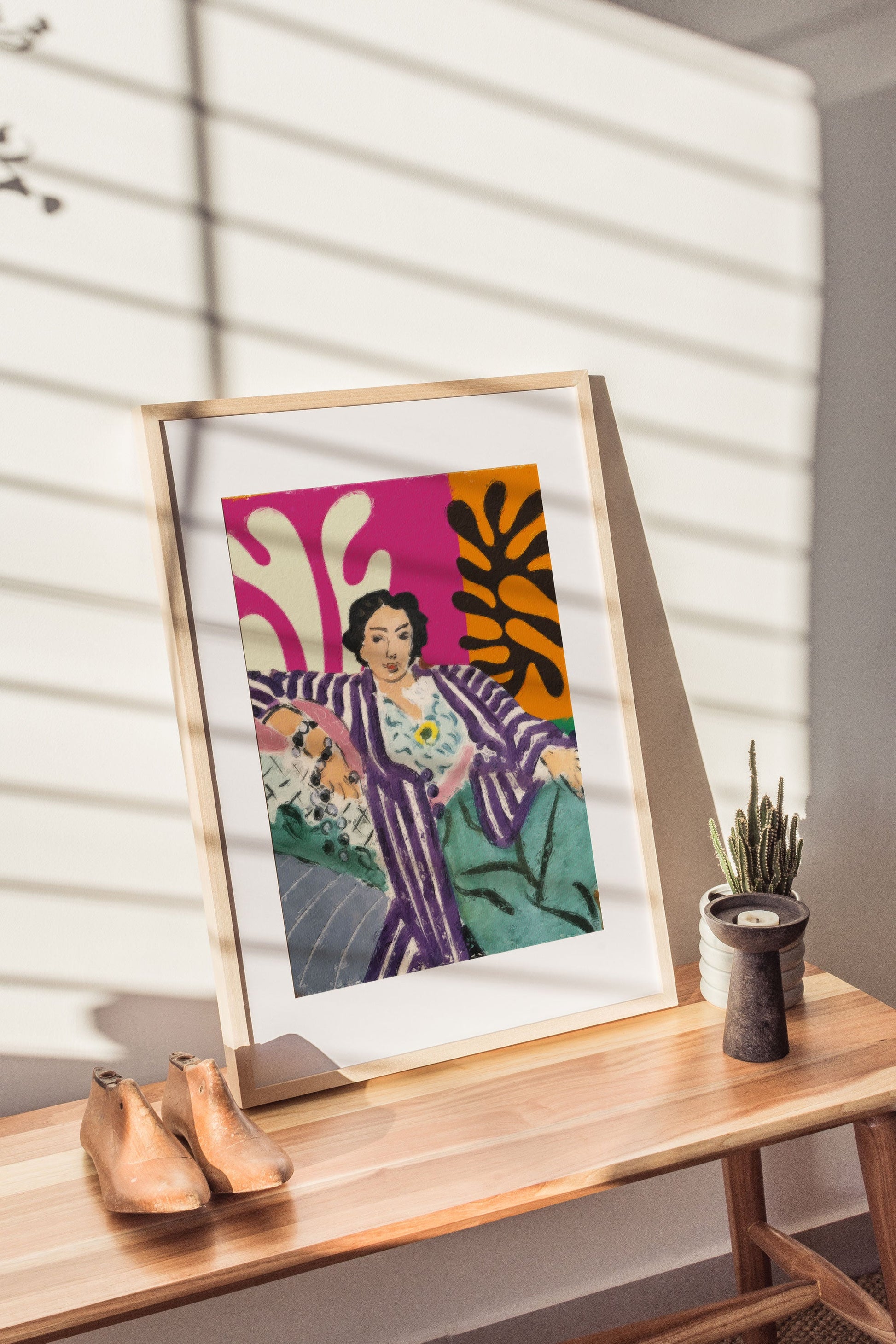 Matisse - Kvinna i en lila kappa | Veska