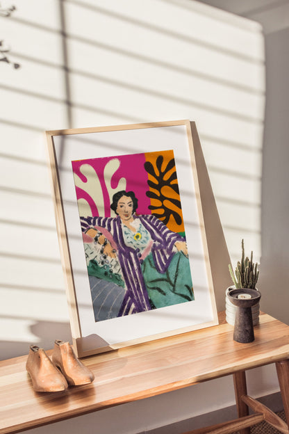 Matisse - Kvinna i en lila kappa | Veska