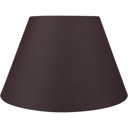 Medium lampskärm, fat tyg lampskärm för bordslampa och golvlampa, 7x13x7.8 tum, naturligt ventilerad linne, handgjord, spindel (vit) | Veska Kaffe