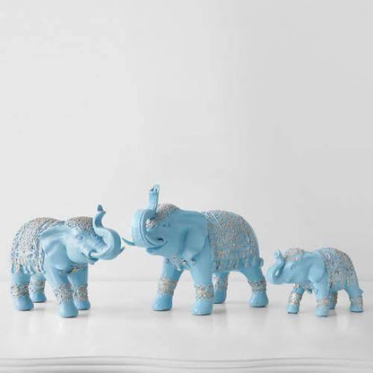 Mellanöstern Äkta Elefant Figurin | Veska Blå