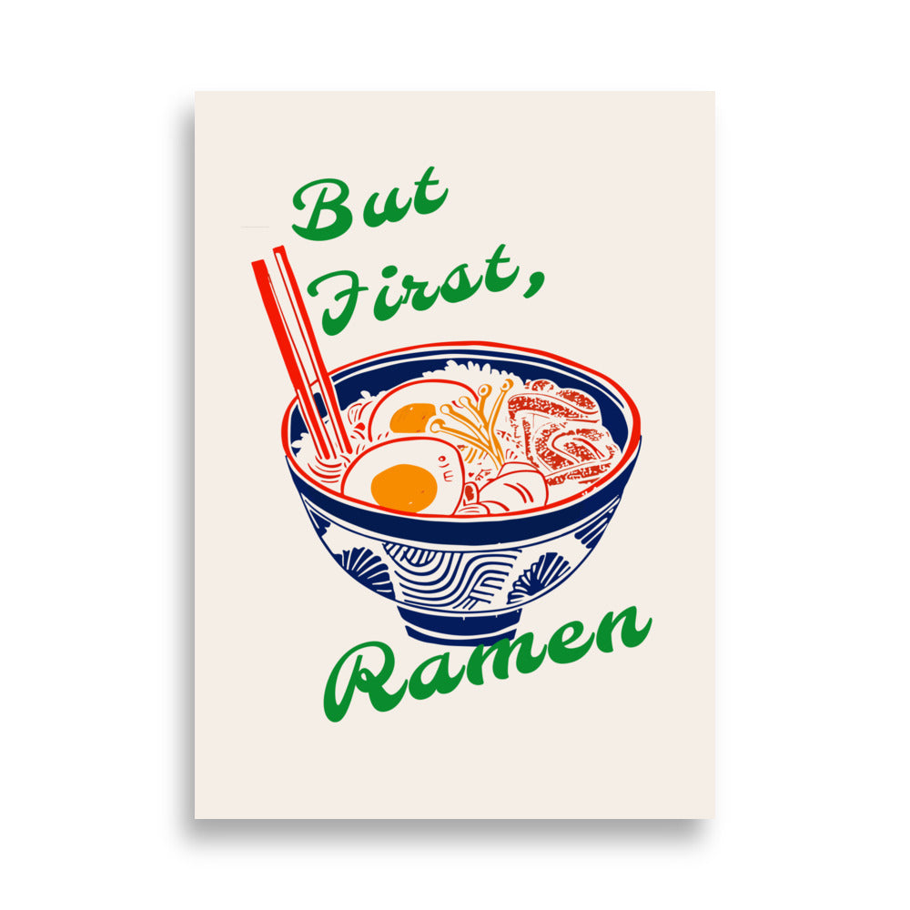 Men Först, Ramen | Veska 50×70 cm