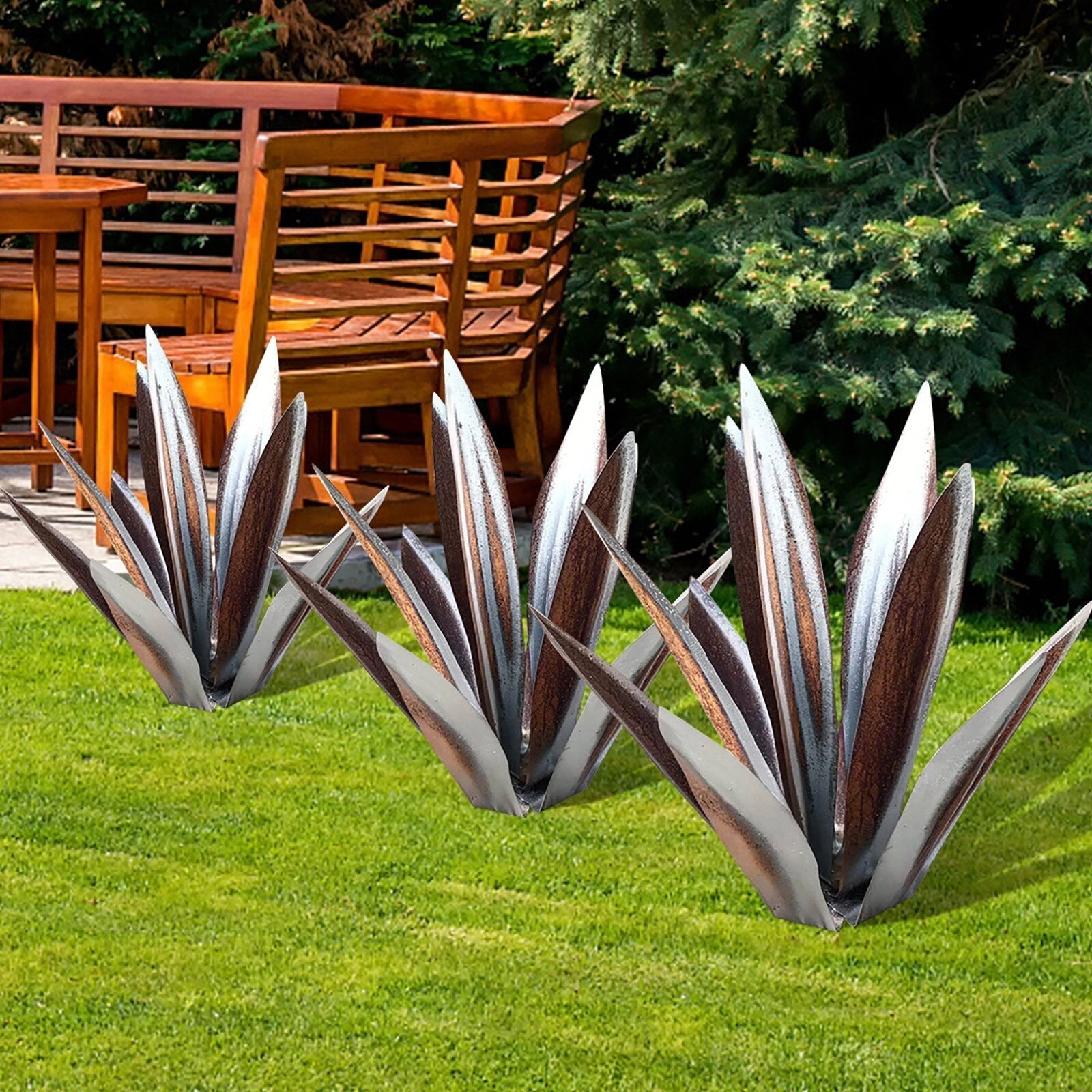 Metall Dekorativ Utomhus Cactus | Veska