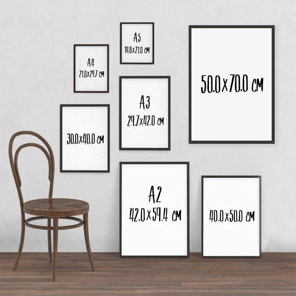 Mid Century Bränd Orange Canvas Väggkonst | Veska