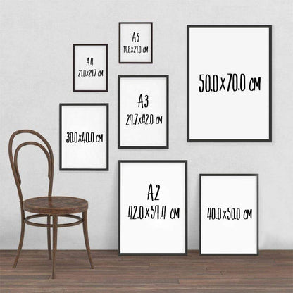 Mid Century Bränd Orange Canvas Väggkonst | Veska