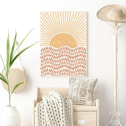 Mid Century Sun Print | Veska