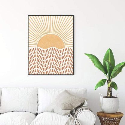 Mid Century Sun Print | Veska