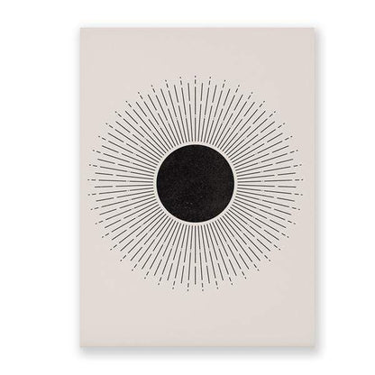 Mid-Century Svart Soltryck | Veska