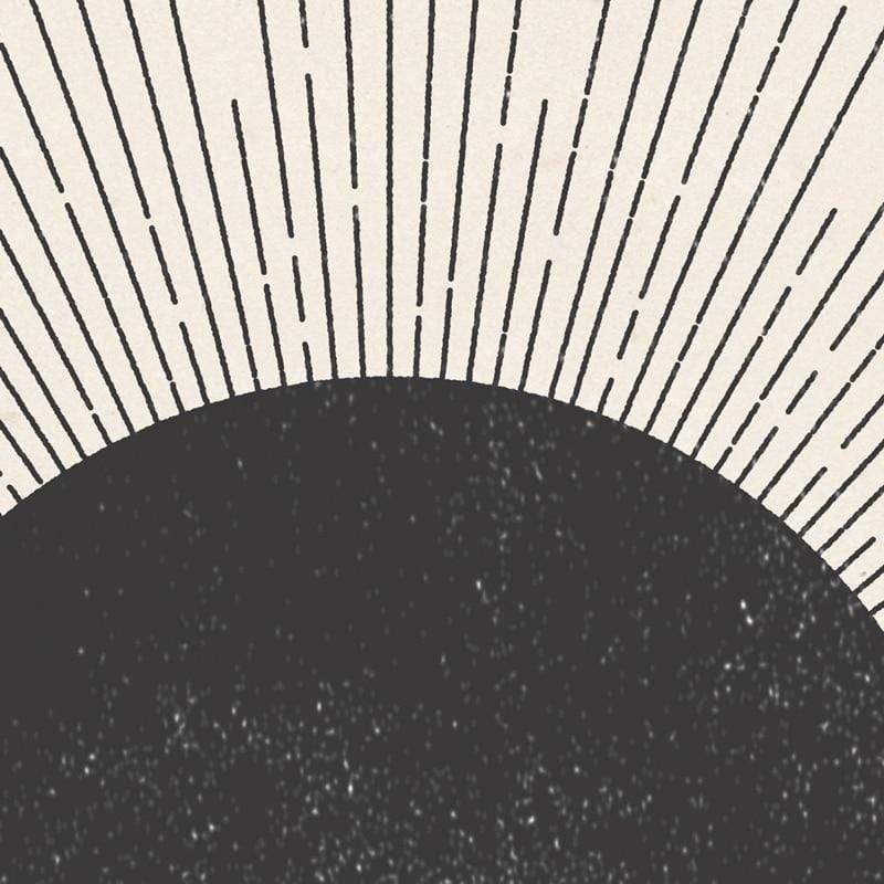 Mid-Century Svart Soltryck | Veska