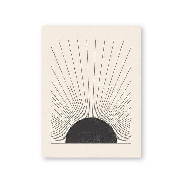 Mid-Century Svart Soltryck | Veska