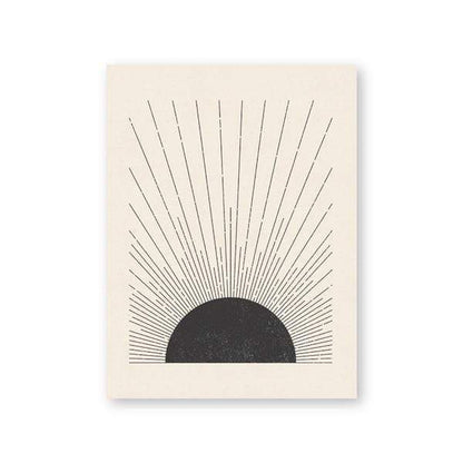Mid-Century Svart Soltryck | Veska