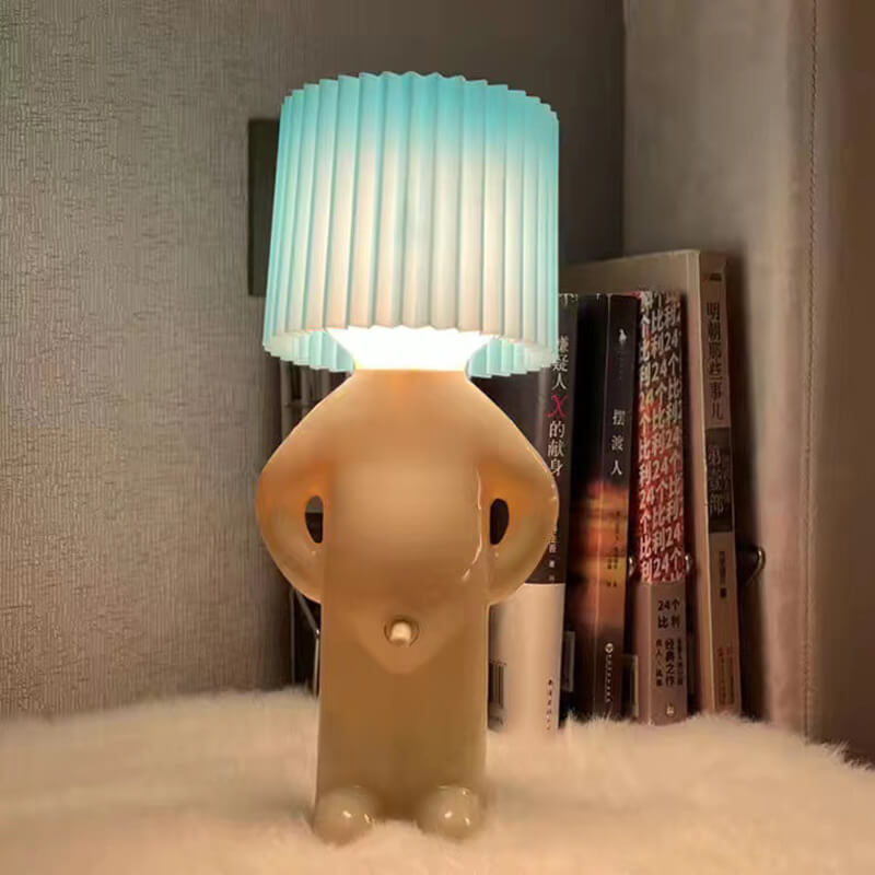 Mindre Odisciplinerad Pojke Bordslampa | Veska Blå