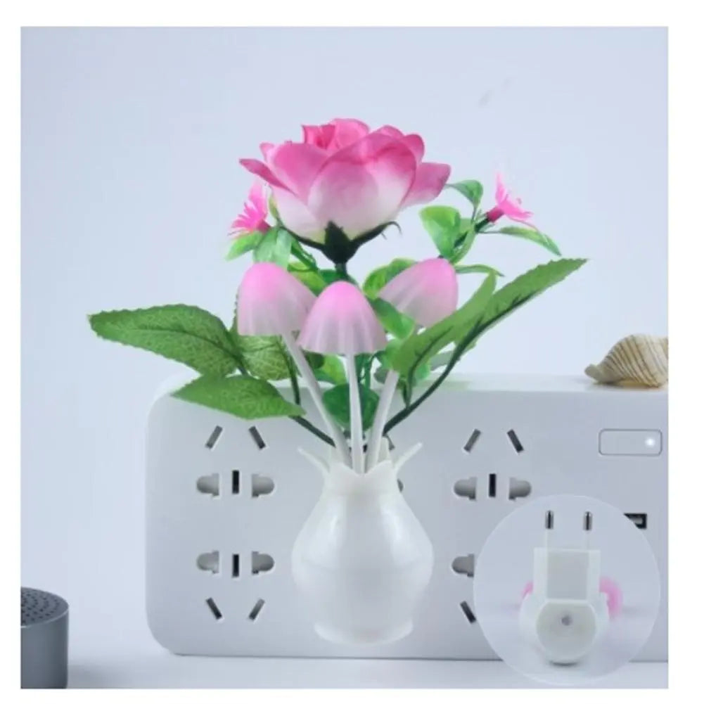 Mini Blomster Vase Smart Ljus Sensor Nattlampa | Veska