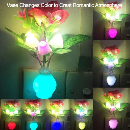 Mini Blomster Vase Smart Ljus Sensor Nattlampa | Veska